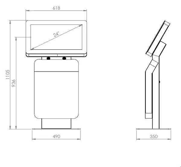 Kiosk Evolution 24" L KIDS 